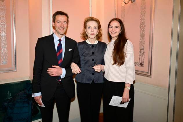 Philip Kiril Prince of Prussia, Sibylle Princess of Prussia and Johanna Princess of Prussia at the gala of the European Cultural Workshop EKW Ein Lied geht um die Welt and the presentation of the Prince of Prussia Prize 2024 to Armin Mueller Stahl at the Konzerthaus am Gendarmenmarkt Berlin, 06 10 2024 Foto:xM.xWehnertx xFuturexImagex gala_konzerthaus_4164