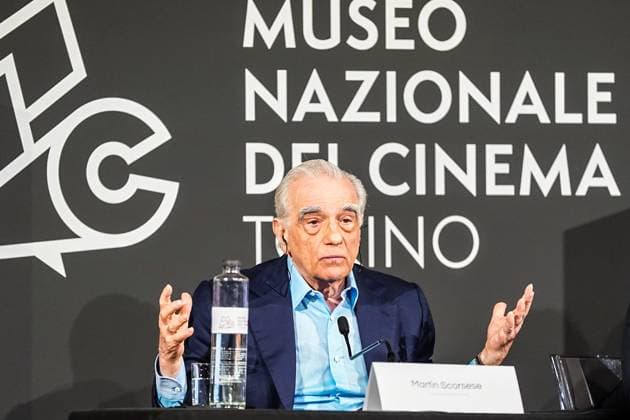 US director Martin Scorsese honored by Italy s National Cinema Museum in Turin - 07 Oct 2024 Martin Scorsese speaks during a press conference, where he will be honored with a life achievement award by Italy s National Cinema Museum Stella della Mole Award at the Temple Hall of the Mole Antonelliana in Turin, Italy, 07 October 2024. 7 Oct 2024, Credit:Ufficio stampa Lega Avalon Italy, TO, Turin  Copyright: xUfficioxstampaxLegax xAvalonx 0917766812