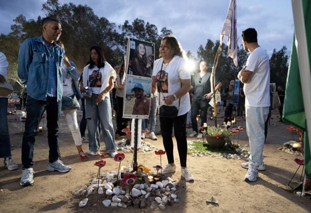 October 7th anniversary memorial to mark the terror attacks by Hamas at Nova Music Festival October 7th anniversary memorial to mark the terror attacks by Hamas militants at the Nova Music festival in Kibbutz Reim, Israel...Families of the murdered gather in emotional scenes to pay their respect on the anniversary. 07.10.2024  Copyright: xDanxCharityx NINTCHDBPICT000938956064