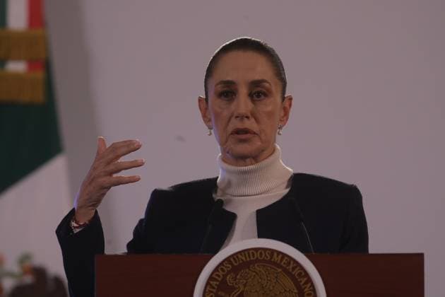 Mexico s first female president, Claudia Sheinbaum Pardo, speaks during an briefing conference, where she presented the National Security Strategy, at the National Palace. on October 8, 2024 in Mexico City, Mexico. Mexico City Mexico - ZUMAe321 20241008_zia_e321_006 Copyright: xIanxRoblesx
