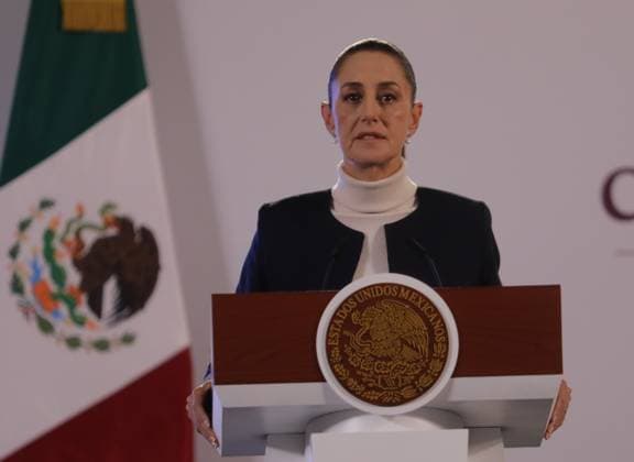 Mexico s first female president, Claudia Sheinbaum Pardo, speaks during an briefing conference, where she presented the National Security Strategy, at the National Palace. on October 8, 2024 in Mexico City, Mexico. Mexico City Mexico - ZUMAe321 20241008_zia_e321_023 Copyright: xIanxRoblesx
