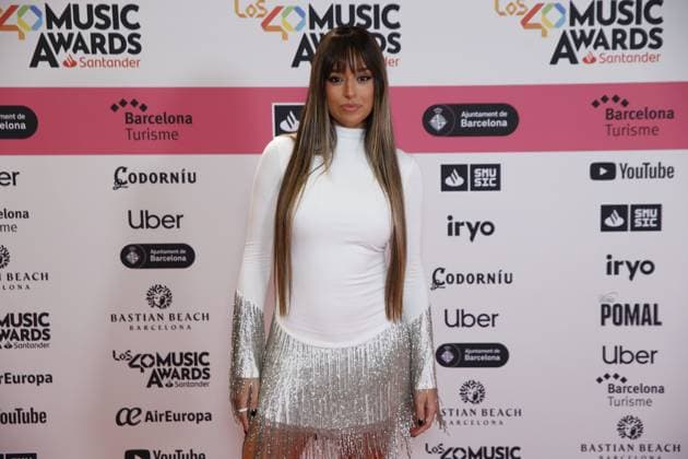 Photocall prior to the Los40 Music Awards 2024 nominees dinner Marta Díaz during the photocall prior to the Los40 Music Awards 2024 nominees dinner, on October 8, 2024, in Barcelona, Cataluna Spain During todays evening, the artists and bands that will compete for the different awards LOS40 Music Awards Santander 2024 will change venue this year and will be held on November 8 at the Palau Sant Jordi in Barcelona The awards will warm up with the Music Week, seven days of concerts in all corners of the city Kike Rincó Barcelona Espana Barcelona Espana Espana Spain  Copyright: xKikexRinconx 6265271