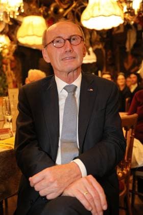 08 10 2024, Marchfelderhof Deutsch Wagram, presentation of the Golden Johann Strauss 2024, traditional award ceremony by the Johann Strauss Society Vienna in the picture Othmar Karas, presentation of the Golden Johann Strauss 2024