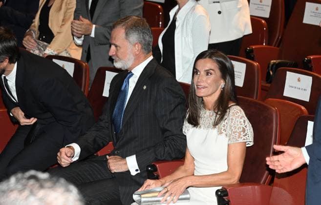 Presentation of the National Culture Awards 2022 and 2023 The King Felipe and Queen Letizia preside over the presentation of the National Culture Awards 2022 and 2023 at the Museo Nacional de Arte Reina Sofía, on October 10, 2024, in Madrid Spain 10 OCTOBER 2024 José Espana  Copyright: xJosÃ xOlivax 6269156