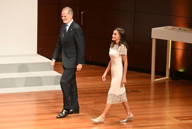 Presentation of the National Culture Awards 2022 and 2023 The King Felipe and Queen Letizia preside over the presentation of the National Culture Awards 2022 and 2023 at the Reina Sofia National Museum of Art, accompanied by the Minister of Culture, Ernest Urtasun, on October 10, 2024, in Madrid Spain 10 OCTOBER 2024 José Espana  Copyright: xJosÃ xOlivax 6269164