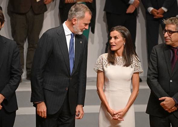 Presentation of the National Culture Awards 2022 and 2023 The King Felipe and Queen Letizia preside over the presentation of the National Culture Awards 2022 and 2023 at the National Museum of Art Reina Sofia, on October 10, 2024, in Madrid Spain These awards express the recognition of society for the contribution to the enrichment of the Cultural Heritage of Spain PREMIOS GENTE José Madrid Madrid Madrid Spain  Copyright: xJosÃ xOlivax 6269186
