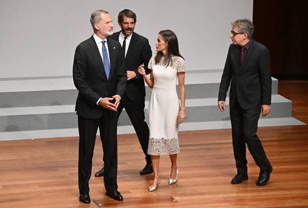 Presentation of the National Culture Awards 2022 and 2023 The King Felipe and Queen Letizia preside over the presentation of the National Culture Awards 2022 and 2023 at the National Museum of Art Reina Sofia, accompanied by the Minister of Culture, Ernest Urtasun, on October 10, 2024, in Madrid Spain These awards express the recognition of society for the contribution to the enrichment of the Cultural Heritage of Spain PREMIOS GENTE José Madrid Madrid Madrid Spain  Copyright: xJosÃ xOlivax 6269208