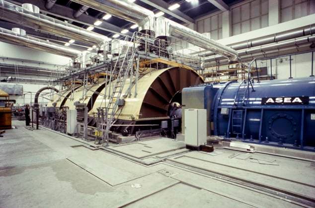 ARCHIVE FORSMARK 197804 Forsmark s nuclear power plant from the inside The plant has three reactors that were put into commercial operation in 1980, 1981 and 1985 Forsmark Sweden sp sw x5600x  Copyright: xSVTxBildx NUCLEAR PLANT