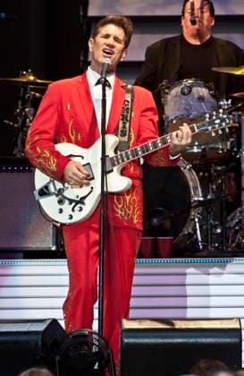 Chris Isaak In Atlanta On His Stage Door Tour June 22, 2011 - Atlanta, GA - Chris Isaak made a stop at Chastain Park Amphitheater on his Stage Door Tour and performed his hits for an enthusiastic crowd that braved the weather to attend. Photo credit: Dan Harr AdMedia Atlanta GA USA EDITORIAL USE ONLY  Copyright: xx DanxHarrx admphotos671632