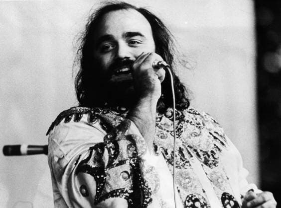 Göteborg 1975 Demis Roussos - grekisk sangare, mest känd för sina romantiska sanger och sin karakteristiskt passionsfyllda röst *** Local Caption *** GP x2524x *** Gothenburg 1975 Demis Roussos Greek singer, best known for his romantic songs and his characteristically passionate voice Local Caption GP x2524x  Copyright: xKamerareportage TTx