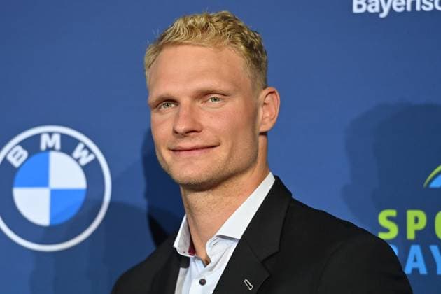 Oliver ZEIDLER, single image, cropped single motif, portrait, portrait, portrait Bavarian Sports Award 2024 at BMW Welt, red carpet, red carpet on 12 10 2024