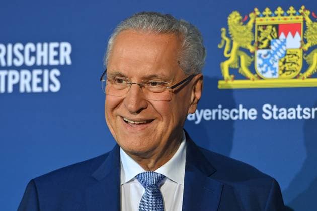 Joachim HERRMANN Minister of the Interior Bavaria single picture,cropped single motif,portrait,portrait,portrait Bavarian Sports Award 2024 at BMW Welt, Red Carpet on 12 10 2024