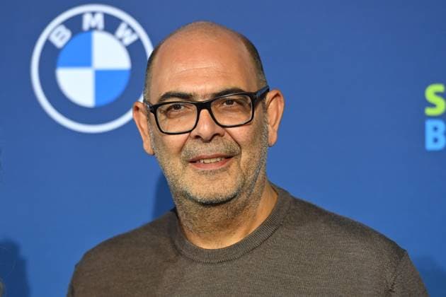 Hannes RINGLSTETTER cabaret artist, single picture, cropped single motif, portrait, portrait Bavarian Sports Award 2024 at BMW Welt, Red Carpet, Red Carpet on 12 10 2024