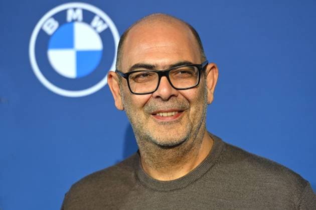 Hannes RINGLSTETTER cabaret artist, single image, cropped single motif, portrait, portrait Bavarian Sports Award 2024 at BMW Welt, red carpet, red carpet on 12 10 2024