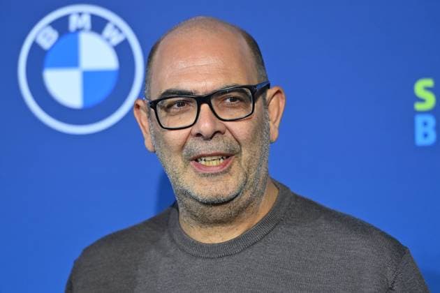 Hannes RINGLSTETTER cabaret artist, single picture, cropped single motif, portrait, portrait Bavarian Sports Award 2024 at BMW Welt, Red Carpet, Red Carpet on 12 10 2024