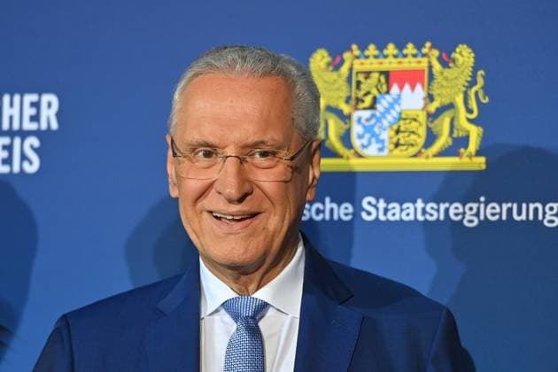 Joachim HERRMANN Minister of the Interior Bavaria single picture,cropped single motif,portrait,portrait,portrait Bavarian Sports Award 2024 at BMW Welt, Red Carpet on 12 10 2024
