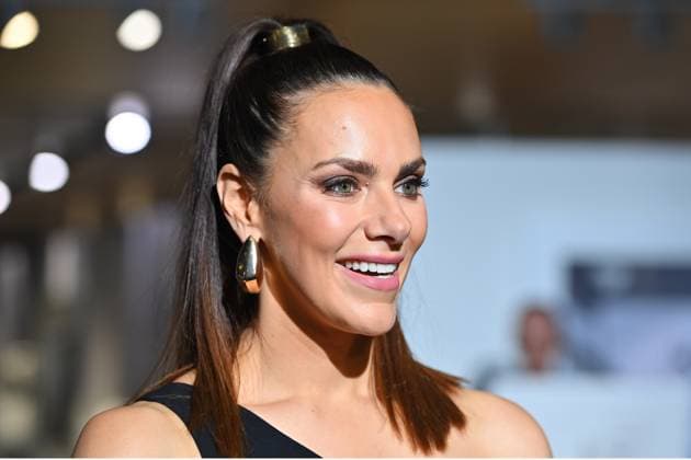 Esther SEDLACZEK , single picture,cropped single motif,portrait,portrait,portrait Bavarian Sports Award 2024 at BMW Welt, Red Carpet,Red Carpet on 12 10 2024