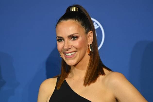 Esther SEDLACZEK , single picture,cropped single motif,portrait,portrait,portrait Bavarian Sports Award 2024 at BMW Welt, Red Carpet,Red Carpet on 12 10 2024