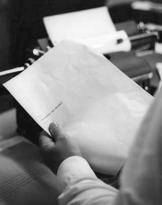 ARCHIVE STOCKHOLM 19610919 Telegram with the words that Dag Hammarskjöld, UN Secretary General, has died Stockholm Sweden sp sw x5600x  Copyright: xJarlxEkenryd SVTx TELEGRAM