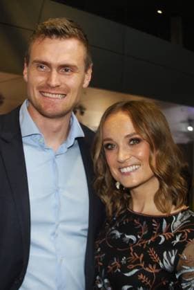 Bavarian Sports Award 2024 at BMW Welt in Munich TV presenter Nele Schenker meanwhile Nele Ocic and her husband Hannes Ocik, German rower He won two Olympic silver medals and was world champion three times