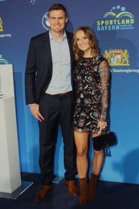 Bavarian Sports Award 2024 at BMW Welt in Munich TV presenter Nele Schenker meanwhile Nele Ocic and her husband Hannes Ocik, German rower He won two Olympic silver medals and was world champion three times