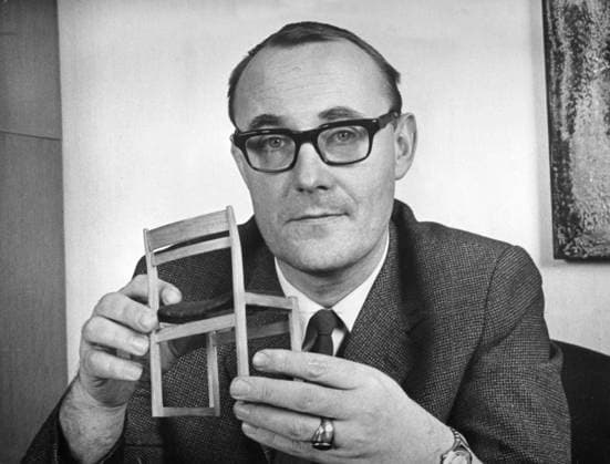 Unknown location - probably in Älmhult - Smaland - 1966-01-17 - IKEA manager Ingvar Kamprad *** Local Caption *** GT Thure Christiansson CAMERA REPORT x2524x *** Unknown location probably in Älmhult Smaland 1966 01 17 IKEA manager Ingvar Kamprad Local Caption GT Thure Christiansson CAMERA REPORT x2524x  Copyright: xKamerareportage TTx