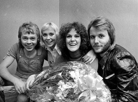 ABBA Björn Ulvaeus Agnetha Fältskog Annifrid Lyngstad Benny Andersson efter Europa-premiär i Köpenhamn 1974 (c) Sydsvenskan IBL Bildbyra Köpenhamn sp_sw x2503x *** ABBA Björn Ulvaeus Agnetha Fältskog Annifrid Lyngstad Benny Andersson after European premiere in Copenhagen 1974 c Sydsvenskan IBL Bildbyra Copenhagen sp sw x2503x  Copyright: x xSydsvenskanx xIBLxBildbyrax