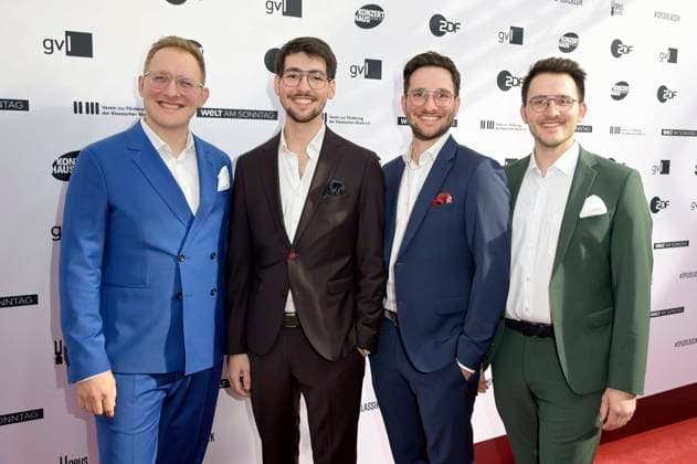 Hanke Brothers at the Opus Klassik 2024 award ceremony at the Konzerthaus am Gendarmenmarkt Berlin, 13 10 2024 Foto:xF.xKernx xFuturexImagex opus2024_4031