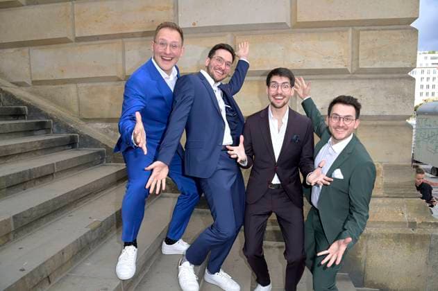 Hanke Brothers at the Opus Klassik 2024 award ceremony at the Konzerthaus am Gendarmenmarkt Berlin, 13 10 2024 Foto:xF.xKernx xFuturexImagex opus2024_4032
