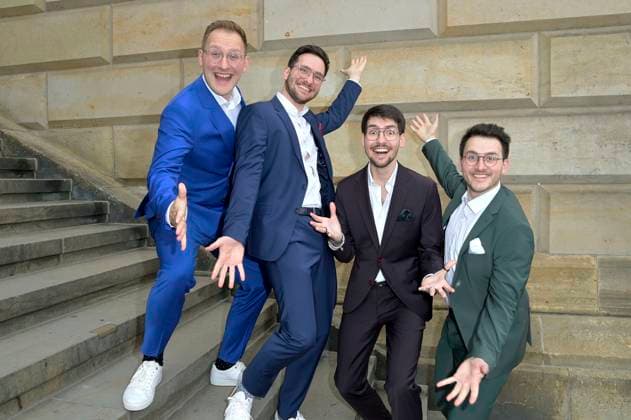 Hanke Brothers at the Opus Klassik 2024 award ceremony at the Konzerthaus am Gendarmenmarkt Berlin, 13 10 2024 Foto:xF.xKernx xFuturexImagex opus2024_4033