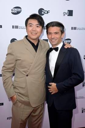 Lang Lang and Gautier Capucon at the Opus Klassik 2024 award ceremony at the Konzerthaus am Gendarmenmarkt Berlin, 13 10 2024 Foto:xF.xKernx xFuturexImagex opus2024_4094