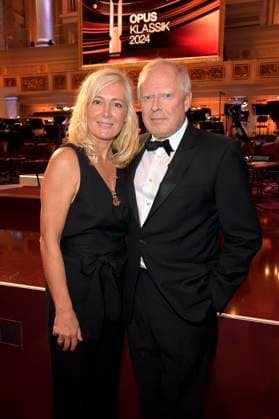 Axel Milberg with his wife Judith Milberg at the Opus Klassik 2024 award ceremony at the Konzerthaus am Gendarmenmarkt Berlin, 13 10 2024 Foto:xF.xKernx xFuturexImagex opus2024_4115