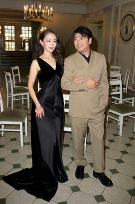 Gina Alice Redlinger and Lang Lang at the Opus Klassik 2024 award ceremony at the Konzerthaus am Gendarmenmarkt Berlin, 13 10 2024 Foto:xF.xKernx xFuturexImagex opus2024_4141