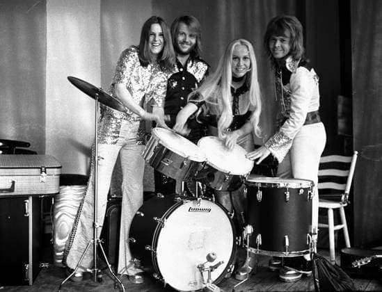 Göteborg 1973-06-15 ABBA spelar pa Liseberg x2524x *** Gothenburg 1973 06 15 ABBA plays at Liseberg x2524x  Copyright: xKamerareportage TTx ABBA