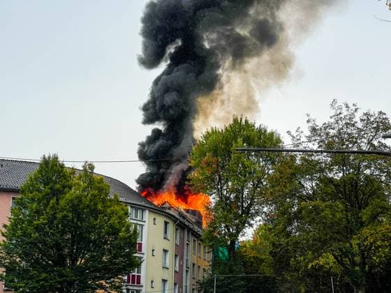 News Themen der Woche KW42 News Bilder des Tages Flammen schlagen aus Dach! Dachstuhlbrand, Schwarze Rauchsäule von Weitem sichtbar 7aIMG: 0494644 Brand NAHE Beruflicher Schule in Castrop - Schwarze Rauchsäule von Weitem sichtbar, Dachstuhlbrand Castrop-Rauxel, wartburgstr 104 Erstinfo. weiteres folgt. ++ O-Ton Feuerwehr ++ Heiner Holtkotte: Heiner Holtkotte, Pressesprecher der Feuerwehr Kassel-Braunschweiz. 7aktuell: Wo befinden wir uns, und was ist hier passiert? Heiner Holtkotte: Wir wurden heute um 15:07 Uhr zur Wartburgstraße alarmiert. Es wurde ein Dachstuhlbrand an der dortigen Berufsschule gemeldet. Glücklicherweise stellte sich heraus, dass es nicht die Berufsschule ist, sondern ein Nachbargebäude, ein Wohnhaus, bei dem derzeit Dachdeckerarbeiten durchgeführt werden. Copyright: 7aktuell.dex xMarcxGruber 0494644 20241014_7a_brandschulecrx_494644