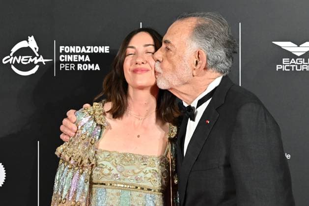 Entertainment Bilder des Tages News - RED CARPET MEGALOPOLIS Gia Coppola and Francis Ford Coppola attend the red carpet for the film Megalopolis at Cinecitta Studios on October 14, 2024 in Rome, Italy.& xA;& xA; Rome CinecittÃ Studios Italy Copyright: xDomenicoxCippitellix xLiveMediax LPN_1557082
