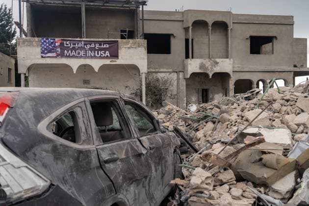 News Bilder des Tages October 14, 2024, Maaysra, Maaysra, Lebanon: October 14, 2024, Maaysra, Lebanon: Israeli airstrike on October 12th claims the lives of 15 people, according to the Lebanese Ministry of Health. Maaysra Lebanon - ZUMAw401 20241014_znp_w401_032 Copyright: xTimothyxWolferx