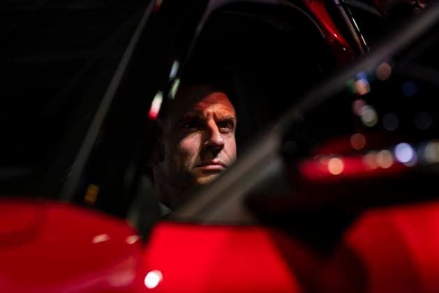 News Bilder des Tages MONDIAL DE LAUTO 2024 PRESIDENTIAL VISIT @ Pool Eliot Blondet Maxppp, France, Paris, 2024 10 14 French President Emmanuel Macron visits the Paris Motor Show at Paris Expo Porte de Versailles in Paris on October 14, 2024 Paris, France, oct 2024 Paris Motor Show 2024 PARIS IDF FRANCE  Copyright: xMAXPPP MAXPPPxx PAR24101509 PAR24101509