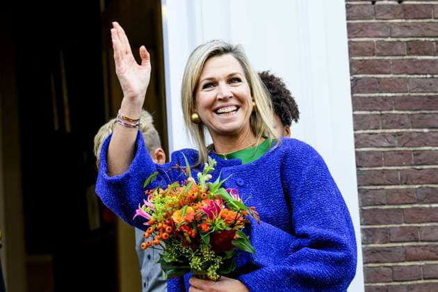 Entertainment Bilder des Tages Waalwijk, The Netherlands, 2024-10-15 13:44:07 WAALWIJK, 15-10-2024, Dushi Huis Queen Maxima during the opening of the Dushi Huis Waalwijk. Dushi Huis offers children and young people aged 4 to 18+, who can no longer live at home, a long-term, safe home. PHOTO: NLBeeld Patrick van Emst Credit: NL Beeld Patrick van Emst  Copyright: xx x