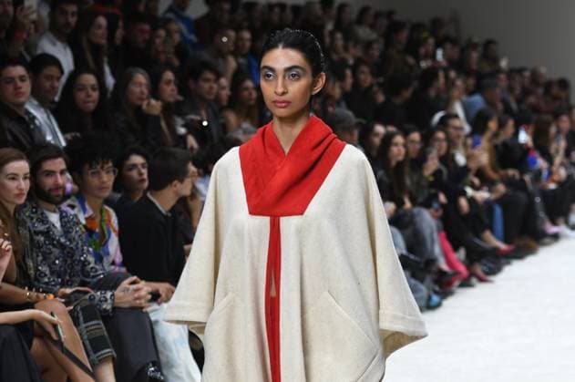 October 15, 2024, Mexico City, Mexico City, Mxico: Models wear designs by the Mexican FRANCISCO CANCINO during the first day of Fashion Week Mexico catwalks. Mexico City Mxico - ZUMAn296 20241015_zip_n296_013 Copyright: xJorgexNunezx