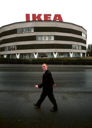 FILE 1991 Furniture giant IKEA s founder Ingvar Kamprad in front of the store in Skarholmen south of Stockholm 1991. Stockholm Sweden ttexport x34x *** FILE 1991 Furniture giant IKEA s founder Ingvar Kamprad in front of the store in Skarholmen south of Stockholm 1991 Stockholm Sweden ttexport x34x  Copyright: xLarsxNybergx xTTx x INGVAR KAMRAD