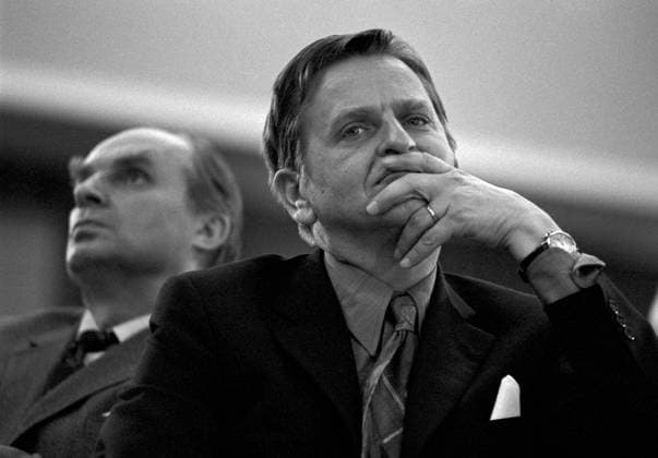 MALMÖ 19720417 Statsminister Olof Palme (S) vid ett näringslivsmöte i Malmö Malmö Sverige x4x *** MALMÖ 19720417 Prime Minister Olof Palme S at a business meeting in Malmö Malmö Sweden x4x  Copyright: xTORBJÖRNxANDERSSONx xXPx xTTx OLOF PALME