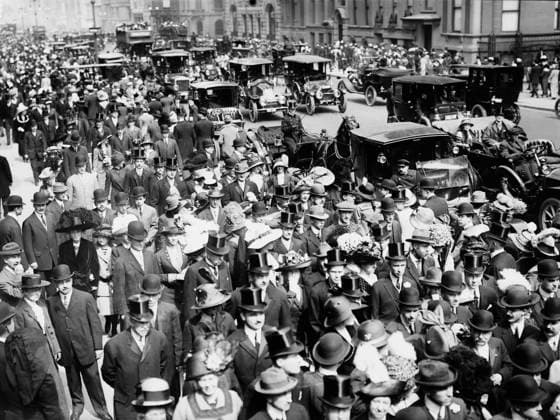 RECORD DATE NOT STATED Easter - 5th Ave. 1912. Copyright:xHeritagexArt HeritagexImagesxBainxNewsxServicex IMAGO, ! ACHTUNG: AUFNAHMEDATUM GESCHÄTZT!  Copyright:HeritagexArt HeritagexImagesxBainxNewsxServicex IMAGO