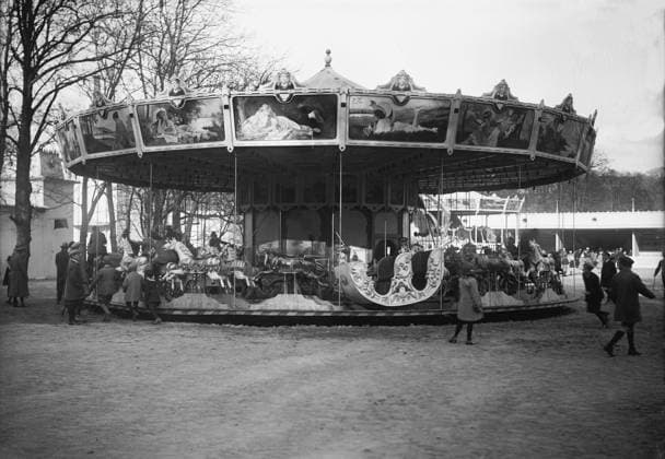 Göteborg 1920 -tal Liseberg. Första karusellen. *** Local Caption *** KAMERAREPORTAGE x2524x *** Gothenburg 1920s Liseberg First carousel Local Caption CAMERA REPORT x2524x  Copyright: xKamerareportage TTx