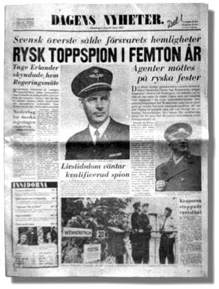 SWEDEN 19630626 Stig Wennerström, 1963 SWEDEN x51x  Copyright: xOllexSeijboldx