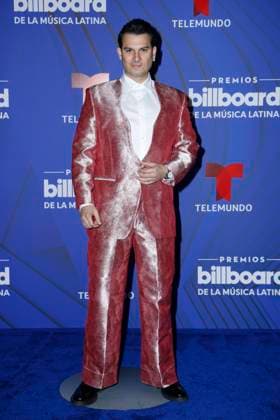 Pipe Bueno walks the red carpet at the 2024 Latin Billboard Music Awards at the Mediapro Studio in Medley, Florida on Thursday, October 17, 2024.  MIA20241017107 GARYxIxROTHSTEIN