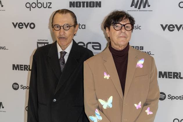 AIM Independent Music Awards 2024 Guests attend the AIM Independent Music Awards 2024 at The Roundhouse Featuring: Ron Mael, Russell Mael of Sparks Where: London, United Kingdom When: 17 Oct 2024 Credit: Phil Lewis WENN London United Kingdom Copyright: xPhilxLewis WENNx wenn40065579 PLAAx wenn40065579