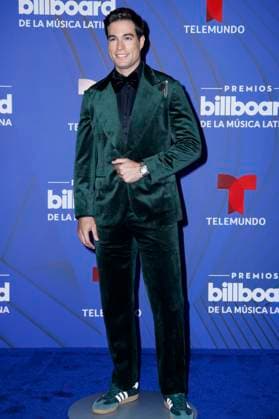 Danilo Carrera walks the red carpet at the 2024 Latin Billboard Music Awards at the Mediapro Studio in Medley, Florida on Thursday, October 17, 2024.  MIA20241017125 GARYxIxROTHSTEIN