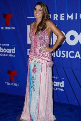 Alexa Martin walks the red carpet at the 2024 Latin Billboard Music Awards at the Mediapro Studio in Medley, Florida on Thursday, October 17, 2024.  MIA20241017143 GARYxIxROTHSTEIN