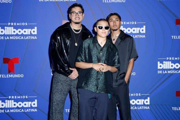 Yahritza y Su Esencia walk the red carpet at the 2024 Latin Billboard Music Awards at the Mediapro Studio in Medley, Florida on Thursday, October 17, 2024.  MIA20241017147 GARYxIxROTHSTEIN